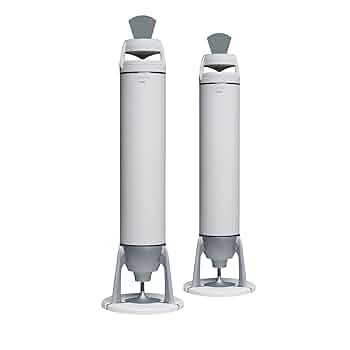 Egretta エグレッタ スピーカー バスレフ・タワー型 リビング 本格 「TS1000」 360°無指向性 アンプ非搭載 フロアスピーカー (スパークルホワイ 51CedPi+IeS._UF350,350_QL50_.jpg